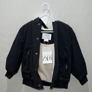 Zara Sherpa jacket - water repellent NWT